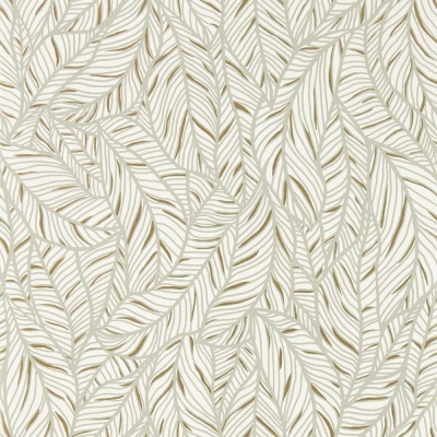 Clarke & Clarke Selva Wallpaper in Linen/Champagne